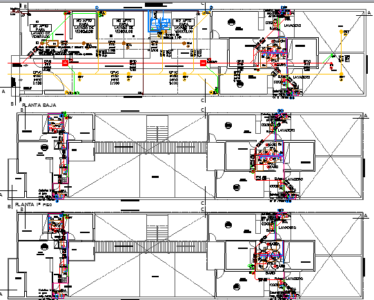 Sanitary Installation Of Apartment Building Dwg File Cadbull