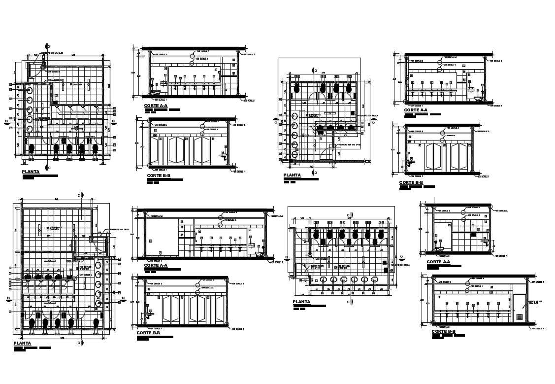 Sanitary Section And Installation Details Of Hospital Building Dwg File Cadbull