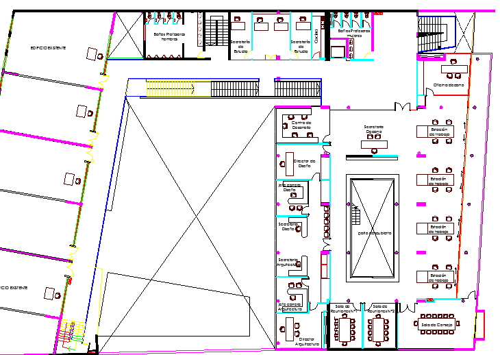 School Architecture Design And Structure Details Dwg File - Cadbull