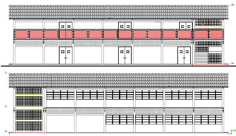 School Architecture Layout and Design dwg file - Cadbull