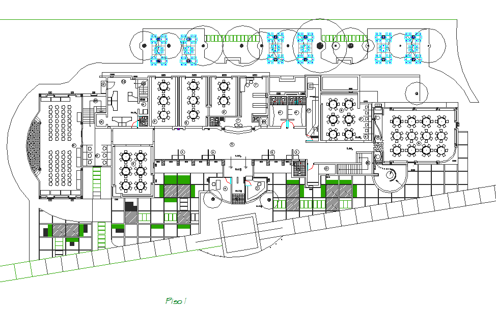 School Layout commercial plan detail dwg file - Cadbull