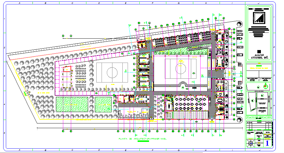 School complete project detail - Cadbull