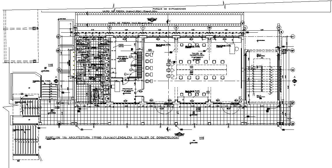 School layout plan dwg file - Cadbull