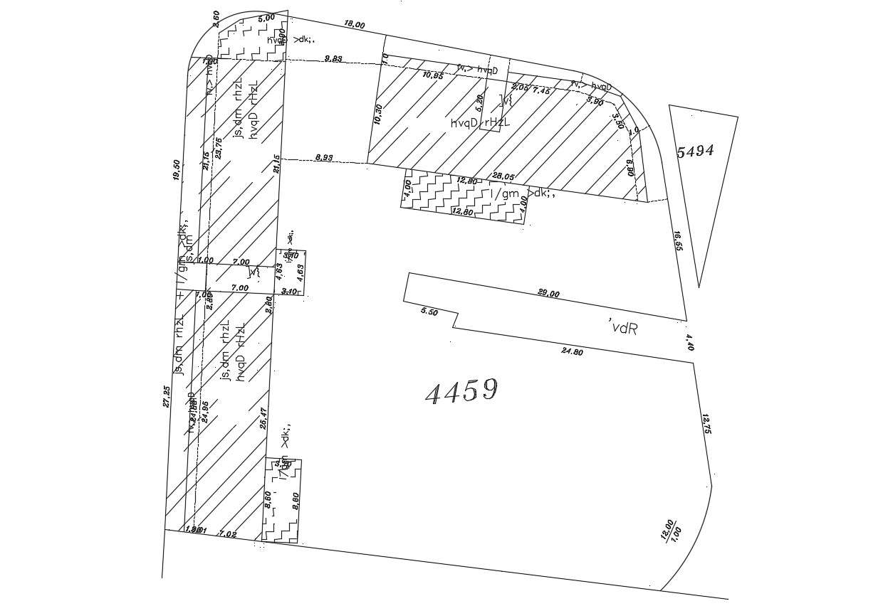 School Site Plan With Playground Free DWG File - Cadbull