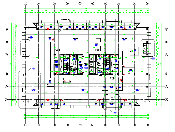 Second Floor Architectural plan Design - Cadbull