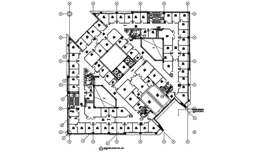 second-floor-drainage-plan-of-a-commercial-building-cadbull