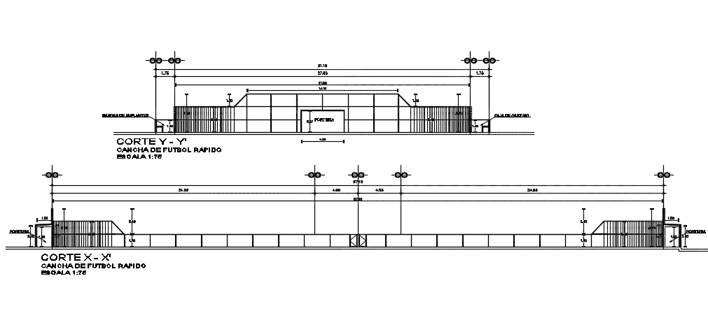 football court dwg