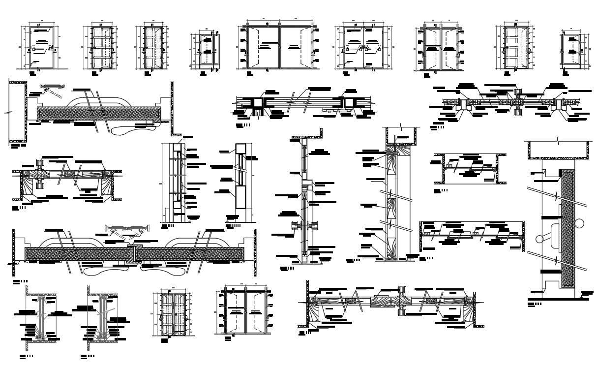 Section Panel In DWG File - Cadbull