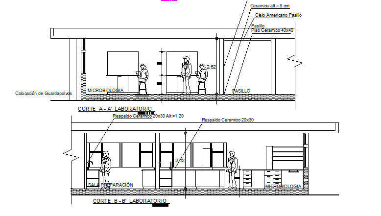 Section detail dwg file - Cadbull