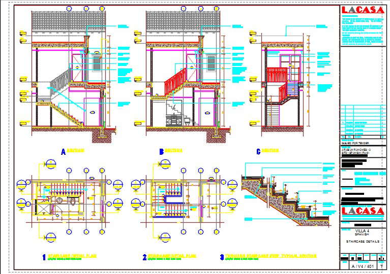 Section Detail Of The Building. - Cadbull