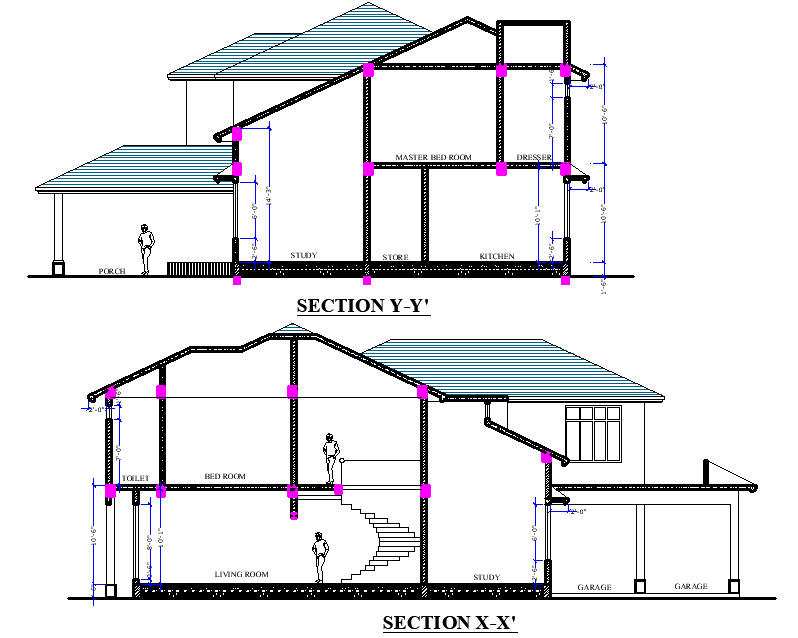 section-house-plan-detail-cadbull