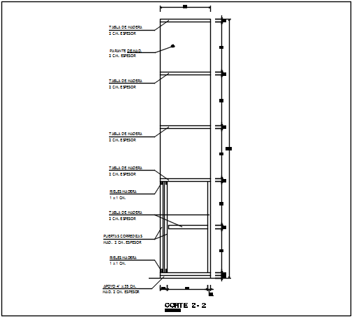 Section Plan Detail Dwg File - Cadbull