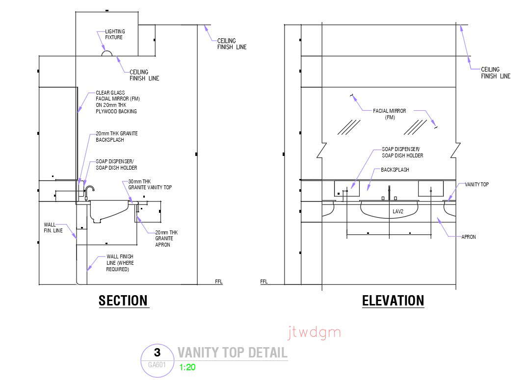 section-and-elevation-of-vanity-top-detail-in-autocad-2d-drawing-dwg