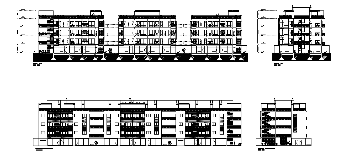 Section detail of the apartment drawing provided in this AutoCAD file ...