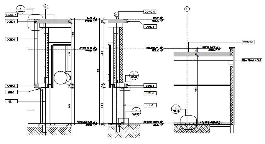 Section detail of window given in this drawing file. Download this 2d ...