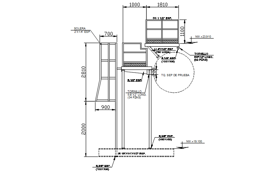 Section of Factory plan in detail AutoCAD drawing, dwg file, CAD file ...