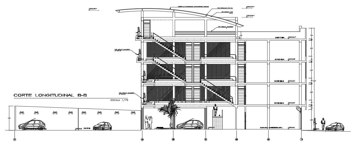 Section of residence project detail design separated in this CAD ...