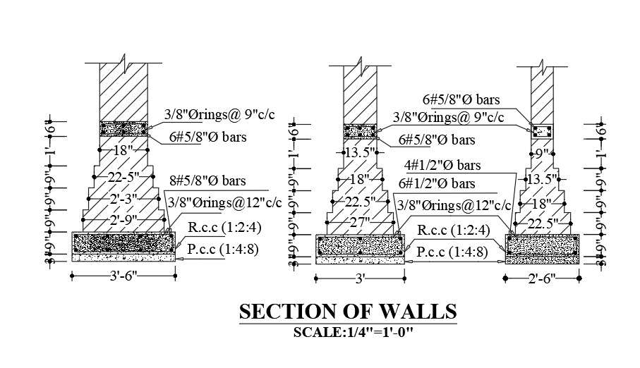 section-of-walls-cadbull