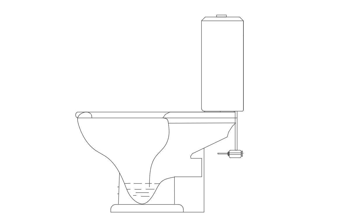 Sentry Bath CAD block drawing for DWG file - Cadbull