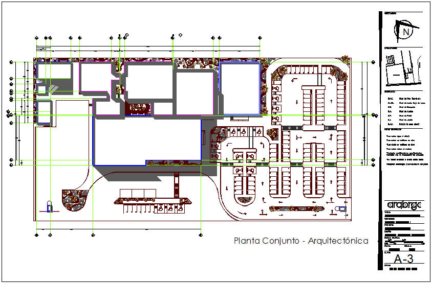 Set plan of hospital dwg file - Cadbull