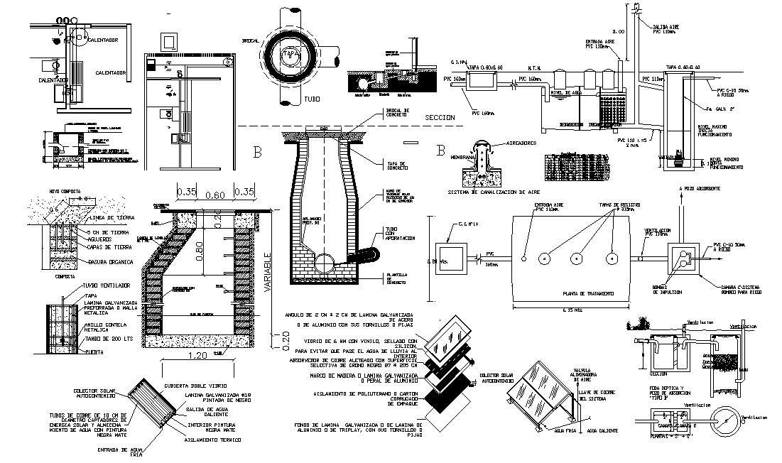 Sewer Chamber Design CAD drawing Cadbull