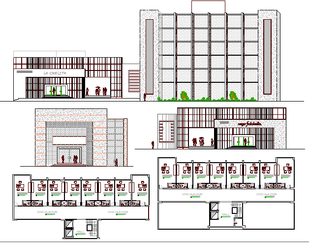 Shopping Mall Elevation Plan And Section Detail Dwg F - vrogue.co
