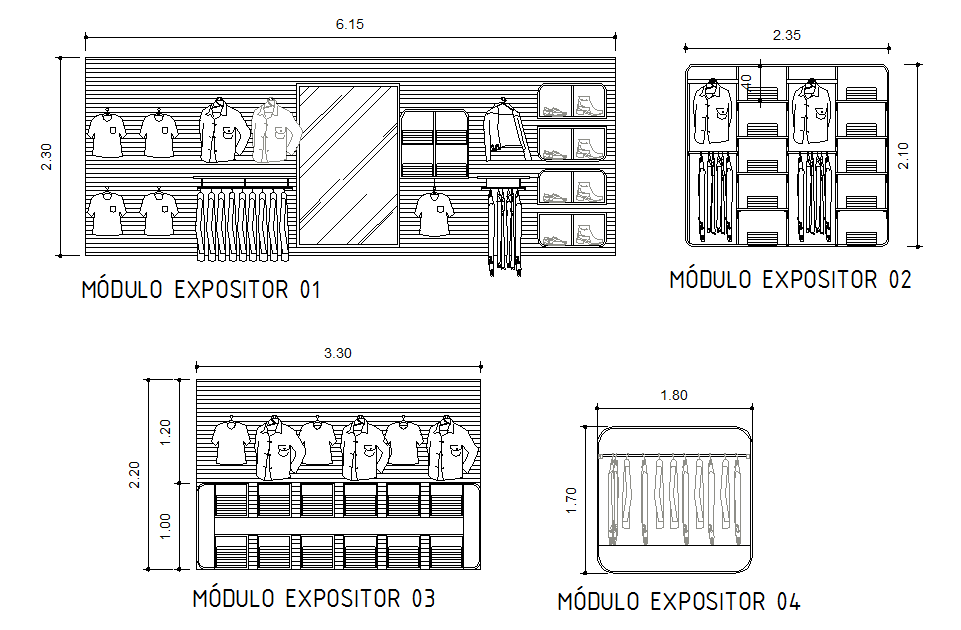 Shopping complex shop detailing - Cadbull