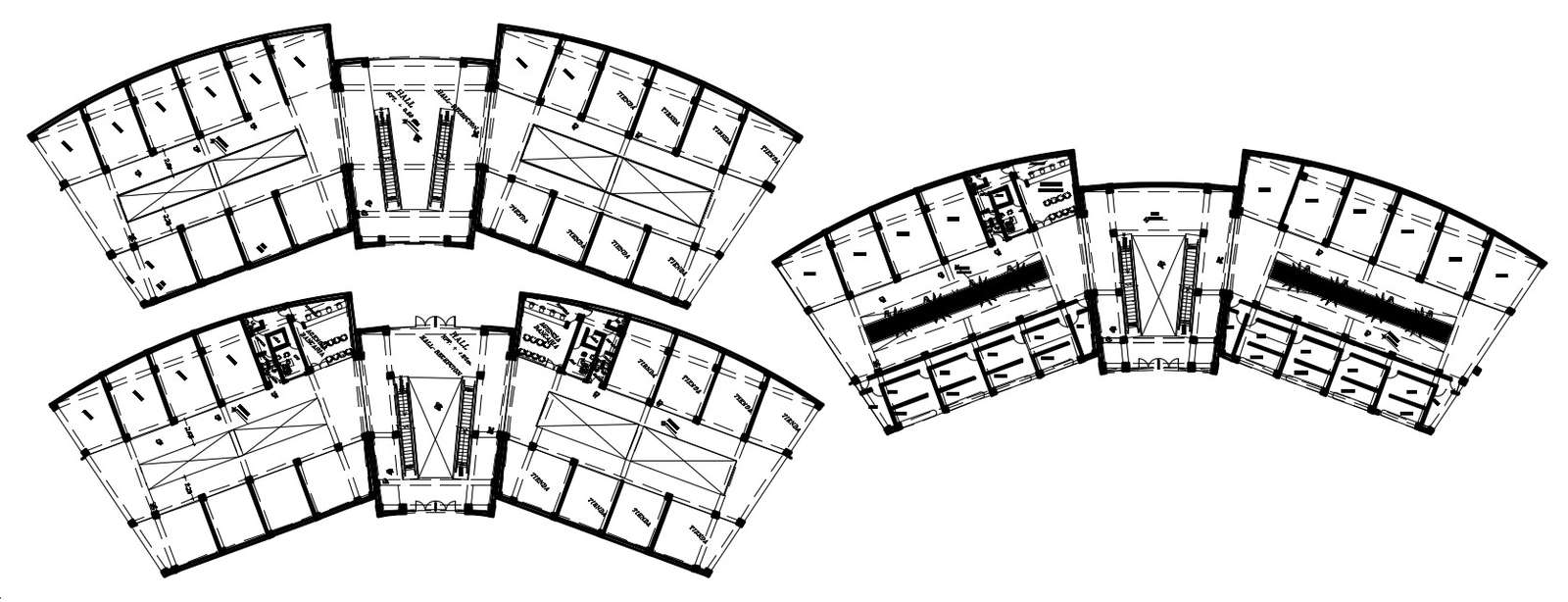 Shopping center explode plan is given in this cad file. Download this ...