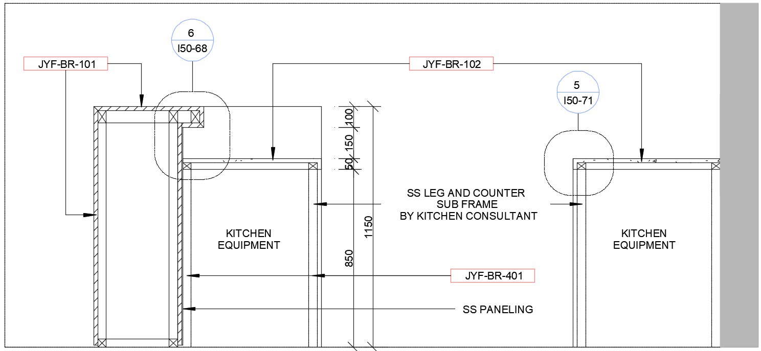 kitchen table section