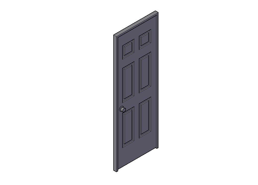 Simple Door Design CAD File Free Download - Cadbull