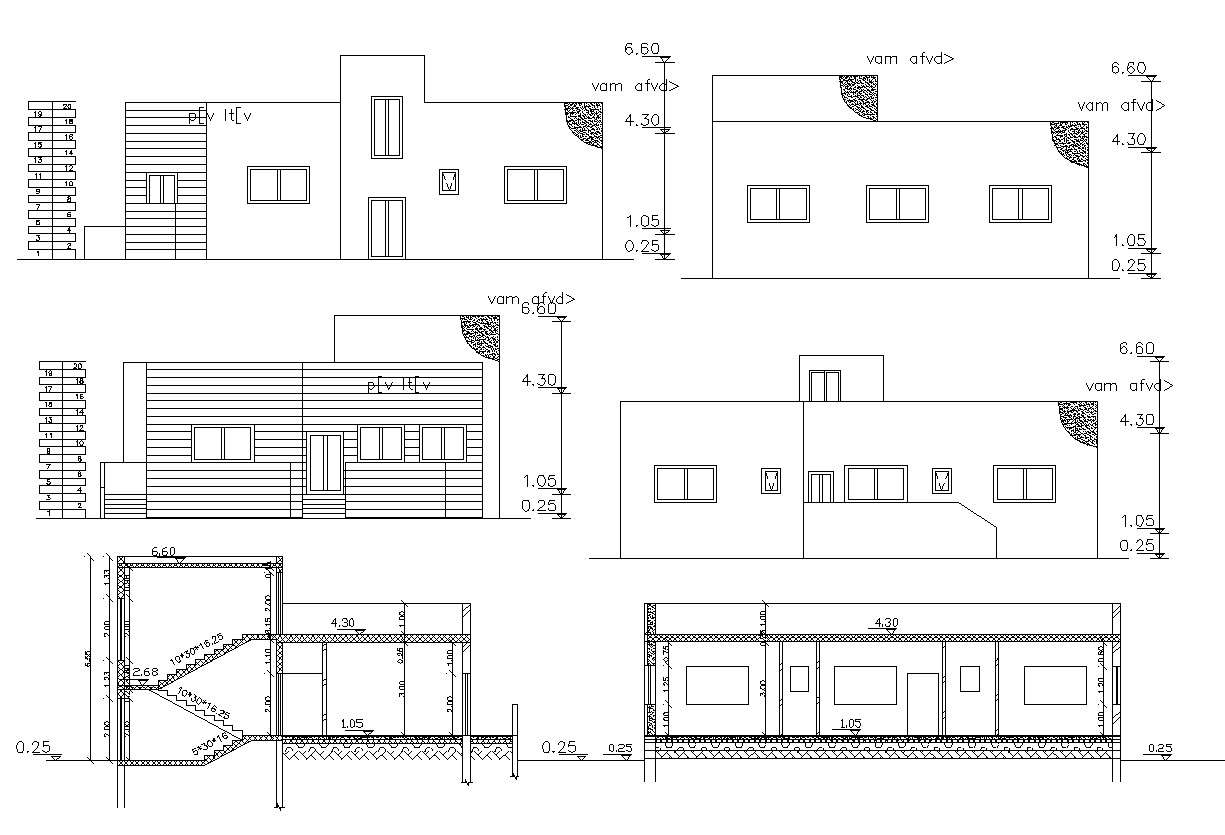 Building design including floor plans, elevation , section and 3d render |  Upwork