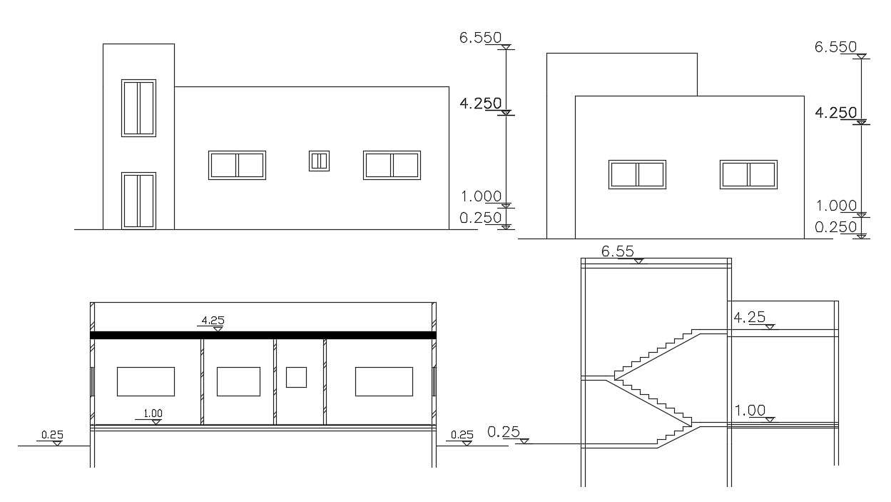 simple building design drawing