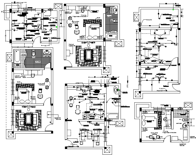 Simple House Lay-out With all detail - Cadbull