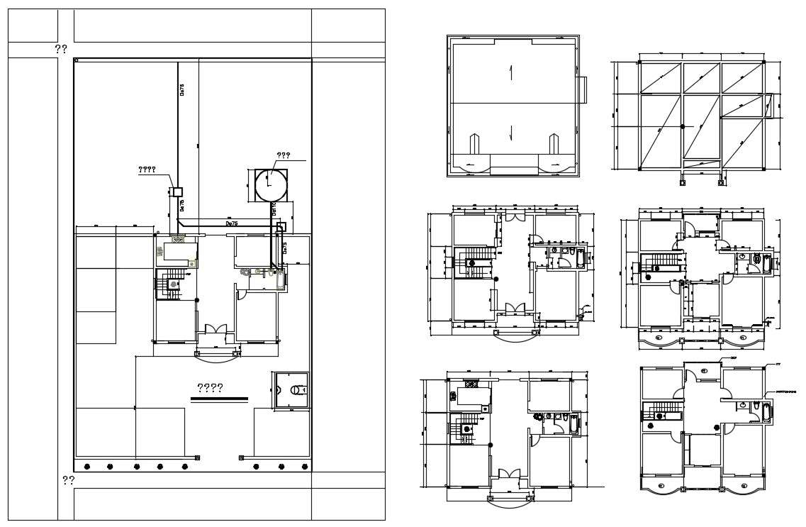  Simple House Plans  Download Cadbull