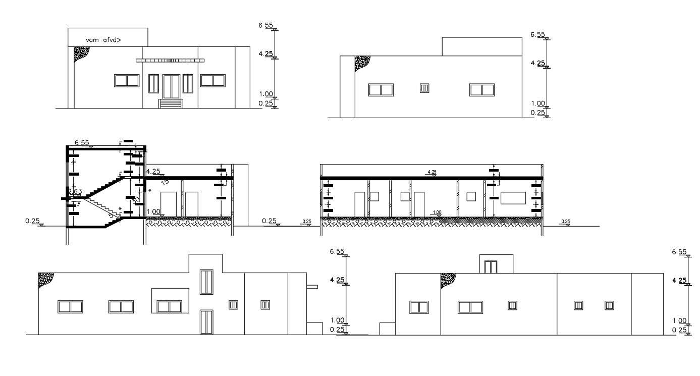 single-storey-house-building-design-cad-drawing-cadbull