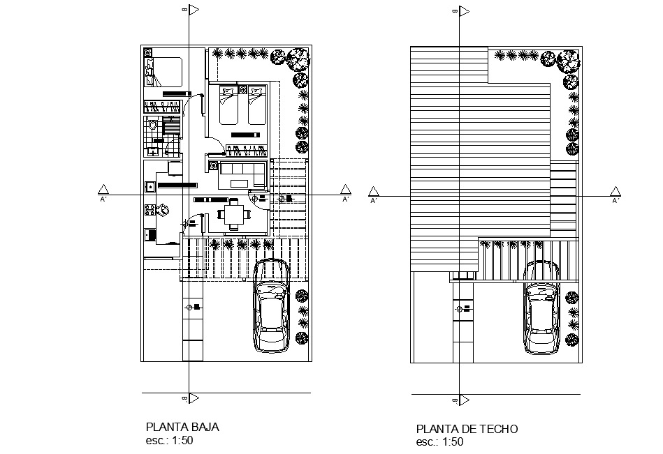 single-family-house-plan-layout-file-cadbull