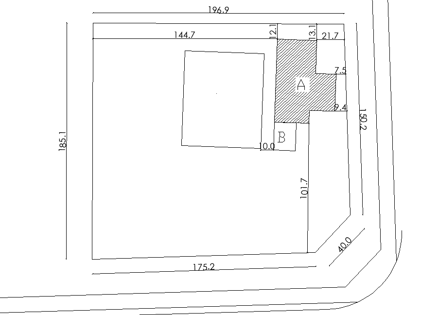 Site location plan autocad file - Cadbull