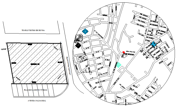 Site Plan And Location Map Of Shopping Center Dwg File Cadbull
