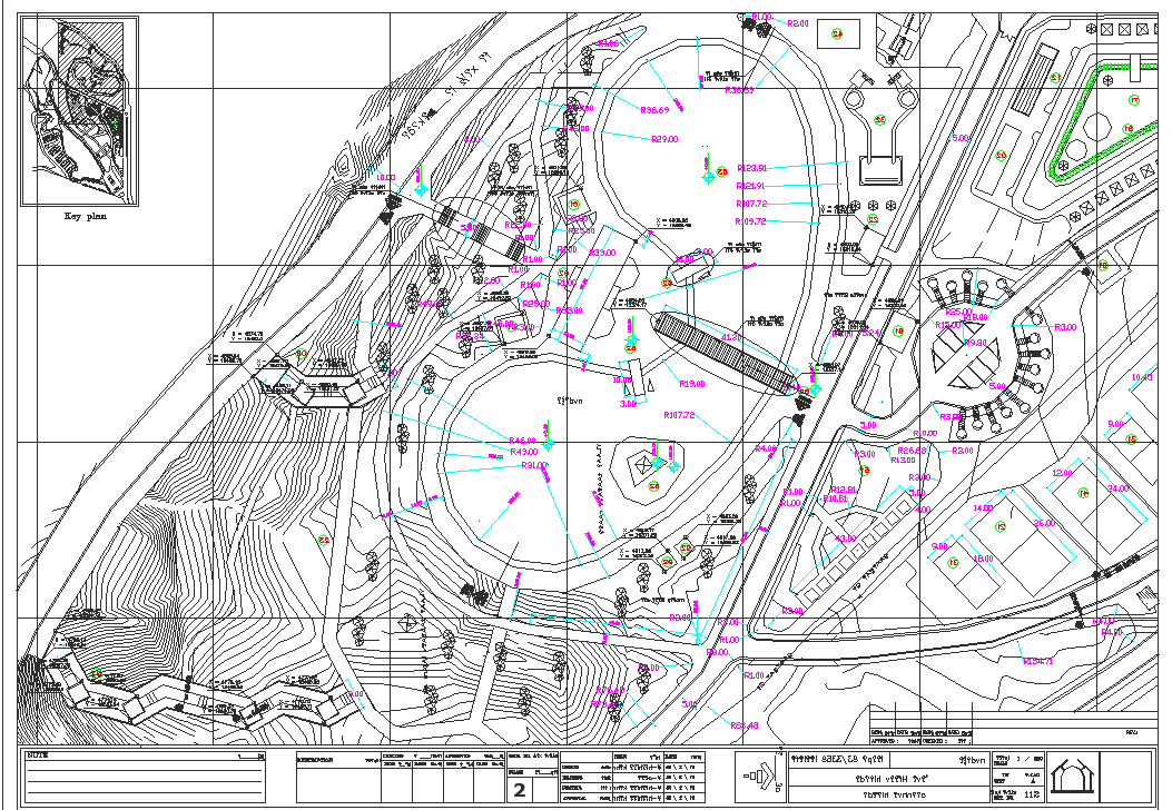 Site Plan Layout Detail View Dwg File Cadbull