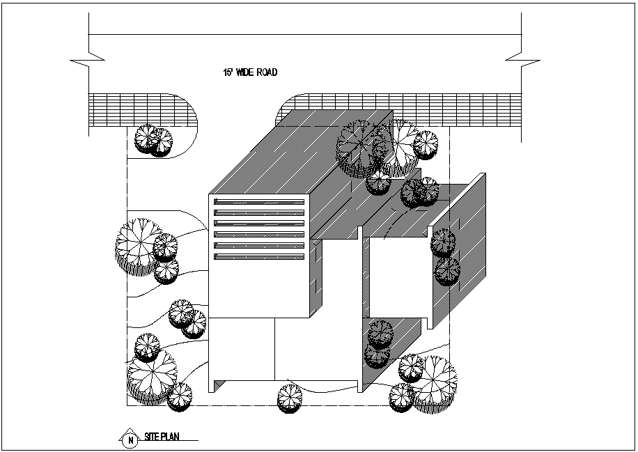 site-plan-view-of-residential-area-with-architecture-view-dwg-file