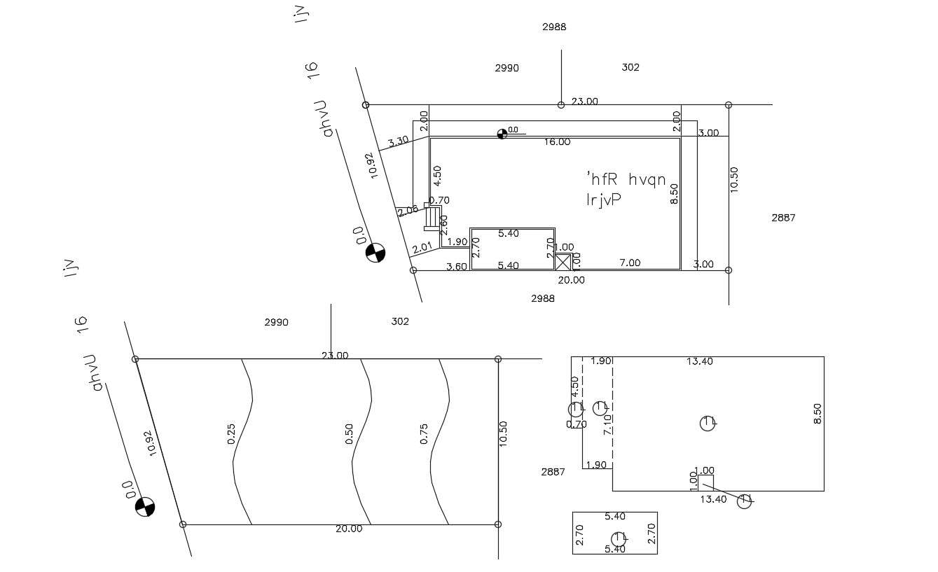 Site And Plot Plan Autocad Drawing File - Cadbull