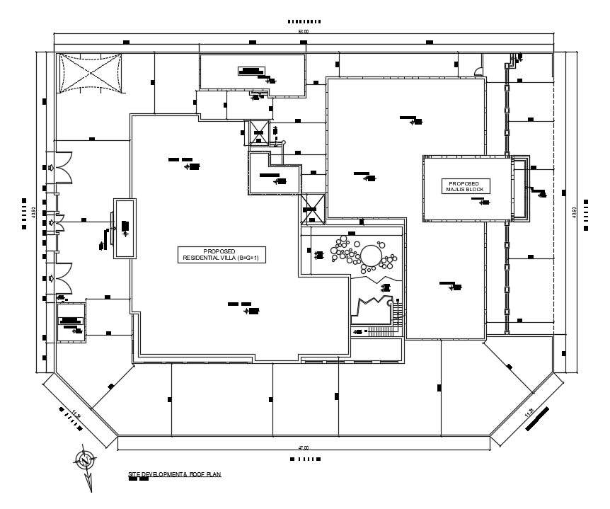 Site development of 31x37m commercial plan is given in this AutoCAD ...