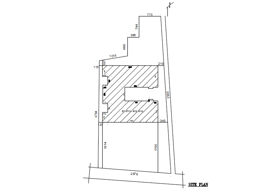 Site Plan With Detail Autocad Drawing Cad File Dwg File Cadbull