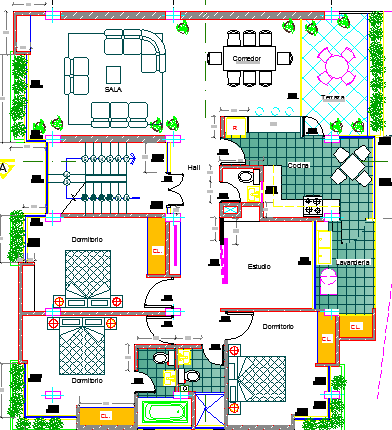 Six Floors Multi-Family Residential Building Structure Details dwg file ...
