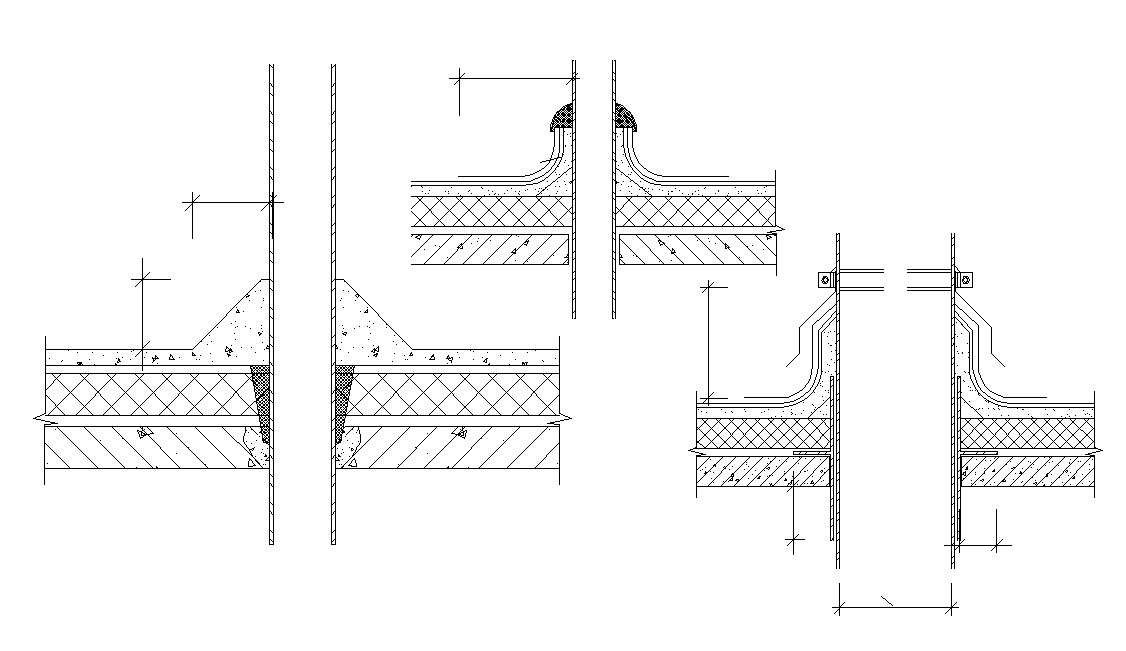 Detail Dwg Waterproofing Cad Pump Sump Xv Drawings Internal Contiguous ...