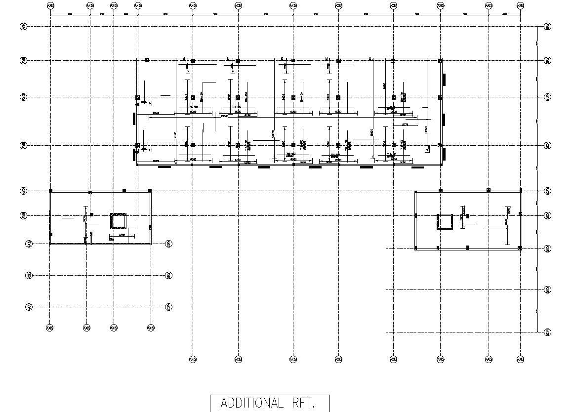 Slab Reinforcement Detail in Roof Plan CAD Drawing DWG File - Cadbull