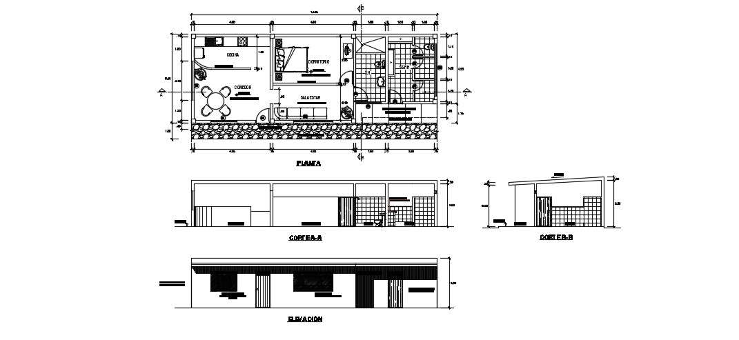 Small House Plan Autocad