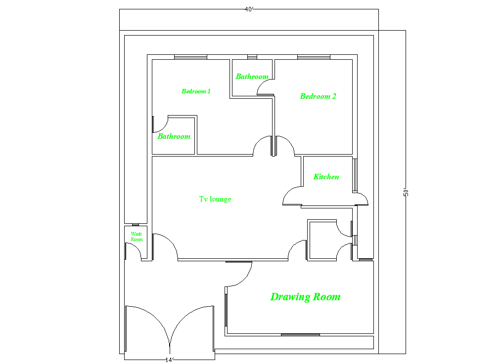 small-house-layout-plan-cadbull