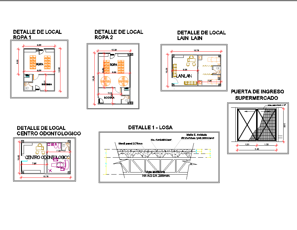 office design plan dwg