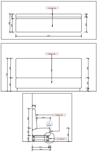  Sofa  detail  drawing presenting in this AutoCAD drawing 